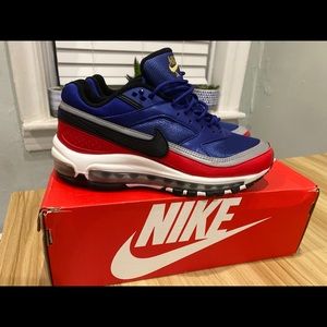 Nike Airmax 97/BW Royal Blue/Red/Silver